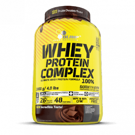 OLIMP WHEY PROTEIN COMPLEX 100% 1800g DOUBLE CHOCOLATE PUSZKA