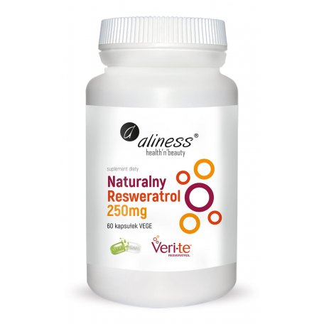 ALINESS NATURALNY RESWERATROL VERI-TE 250 mg / 60 vcaps