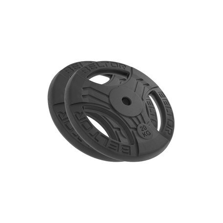 BELTOR ZESTAW 40KG OBCIĄŻENIE ŻELIWNE KIEROWNICA 26MM FASTGRIP