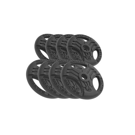 BELTOR ZESTAW 30KG OBCIĄŻENIE ŻELIWNE KIEROWNICA 29MM FASTGRIP