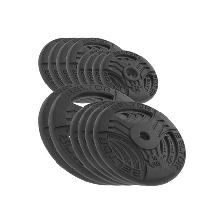 BELTOR ZESTAW 110KG OBCIĄŻENIE ŻELIWNE KIEROWNICA 29MM FASTGRIP