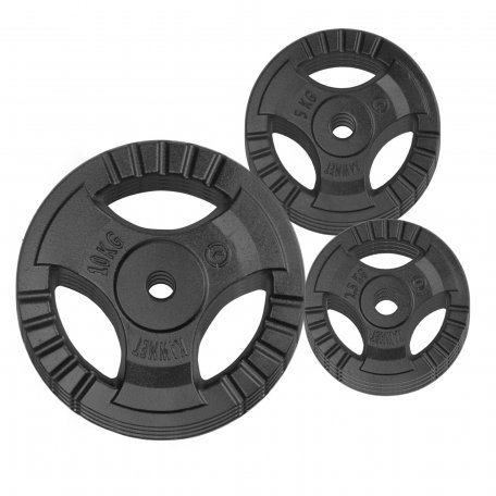 Kawmet Zestaw 70 kg obciążenia żeliwne talerz 28,5 mm