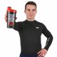 BELTOR SHAKER 700ML CZARNY CZERWONY "STOP WISHING START DOING"