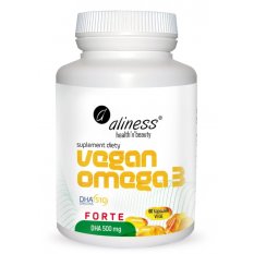 Aliness Vegan Omega 3 FORTE DHA 500mg x 60 kapsułek