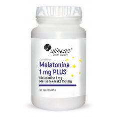 Aliness Melatonina 1 mg PLUS x 100 tabletek Vege