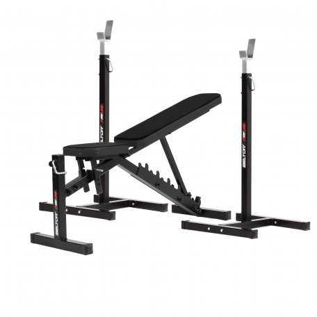 BELTOR ZESTAW ŁAWKA REGULOWANA TRENINGOWA + STOJAKI REGULOWANE