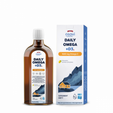 Osavi Daily Omega + D3 Marine, 1600mg Omega 3 Cytryna - 250 ml