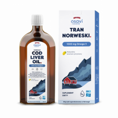 Osavi Tran Norweski, 1000mg Omega 3 (Cytryna) - 500 ml