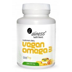 Aliness Vegan Omega 3 DHA 250 mg x 60 kapsułek