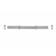 Gryf prosty gładki 35cm / 30mm + zaciski sztanga - Beltor