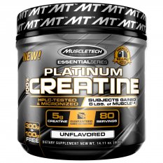 MuscleTech Platinum 100% Creatine Monohydrate - 400 grams