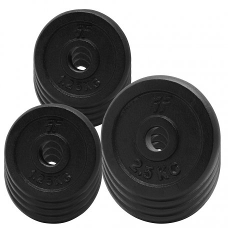 PlatinumFitness Zestaw 20kg Obciążenie żeliwne pełne 29mm