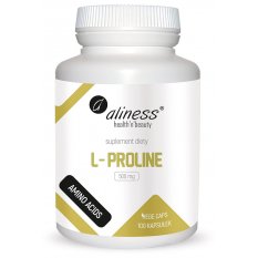 Aliness, L-Proline 500 mg x 100 Vege caps.