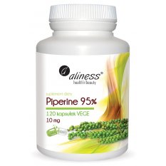Aliness, Piperine 95%, 10 mg 120 kaps. VEGA