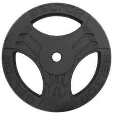 Beltor Obciążenie żeliwne FastGrip kierownica 20kg/26mm