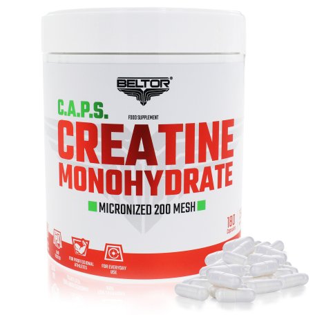 Beltor Creatine caps monohydrate Kreatyna w kapsułkach 180 kaps