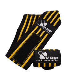 OLIMP USZTYWNIACZ NADGARSTKA PROFI WRIST WRAPS YELLOW/BLACK