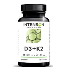 INTENSON WITAMINA D3 + K2 120 kap