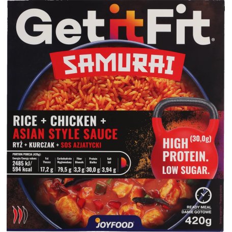 Get it Fit Samurai, ryż z kurczakiem w sosie azjatyckim JoyFood