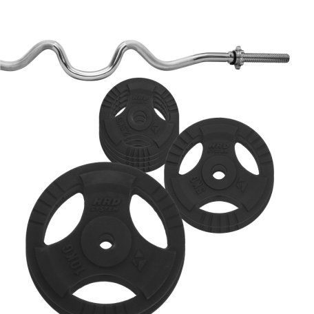 HRD System Zestaw 40 kg obciążenie żeliwne 29mm + Gryfy