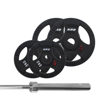 HRD System Zestaw Obciążenie Olimpijskie 43kg Gryf olimpijski
