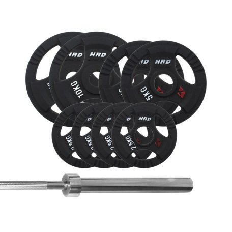 HRD System Zestaw Obciążenie Olimpijskie 53kg Gryf olimpijski