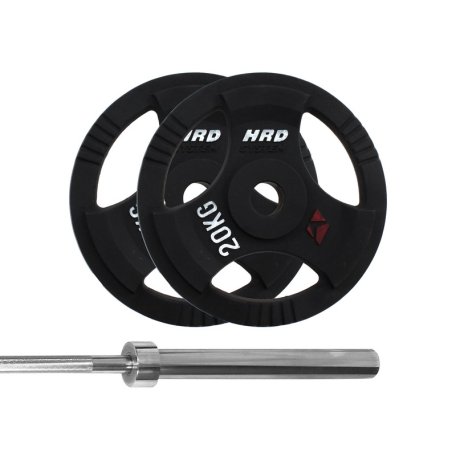 HRD System Zestaw Obciążenie Olimpijskie 53kg Gryf olimpijski