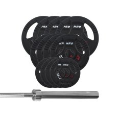 HRD System Zestaw Obciążenie Olimpijskie 83kg Gryf olimpijski