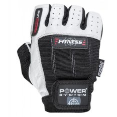POWER-SYSTEM RĘKAWICZKI FITNESS WHITE BLACK