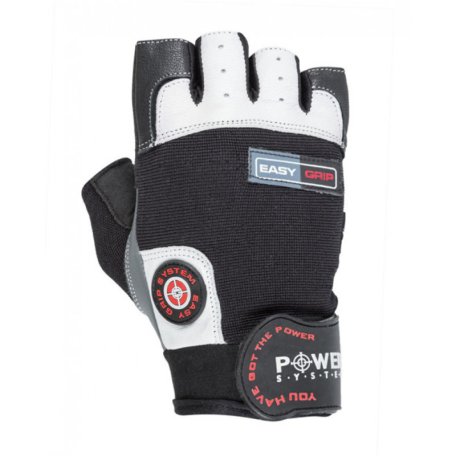 POWER-SYSTEM RĘKAWICZKI EASY GRIP WHITE BLACK
