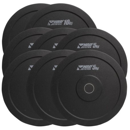 HRD System ZESTAW 50KG OBCIĄŻENIE OLIMPIJSKIE BUMPER 50,5MM