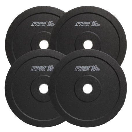 HRD System ZESTAW 50KG OBCIĄŻENIE OLIMPIJSKIE BUMPER 50,5MM