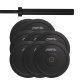 HRD System ZESTAW 70KG OBCIĄŻENIE OLIMPIJSKIE BUMPER + GRYF
