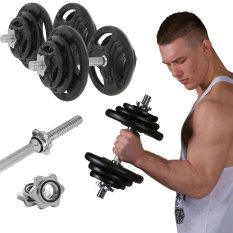 Beltor Regulowane hantle żeliwne 2x20kg + zaciski