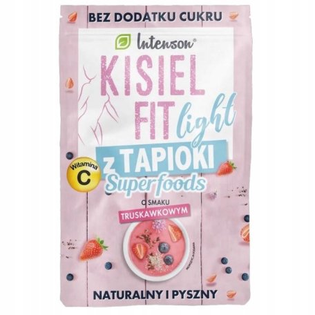 INTENSON KISIEL FIT Z TAPIOKI TRUSKAWKOWY 20 g