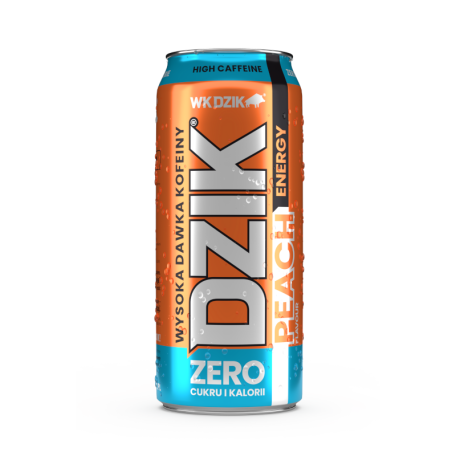 Warszawski Koks DZIK ENERGY ZERO KALORII PEACH 500ml