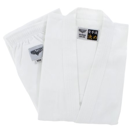 BELTOR KIMONO KARATE KIME KARATEGA BIAŁE LEKKIE 10oz