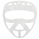 BELTOR PLASTIKOWA MASKA TRANSPARENTNA DO KASKU KARATE ROZMIAR XXS, XS, S