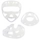 BELTOR PLASTIKOWA MASKA TRANSPARENTNA DO KASKU KARATE ROZMIAR M, L, XL
