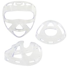BELTOR PLASTIKOWA MASKA TRANSPARENTNA DO KASKU KARATE ROZMIAR M, L, XL