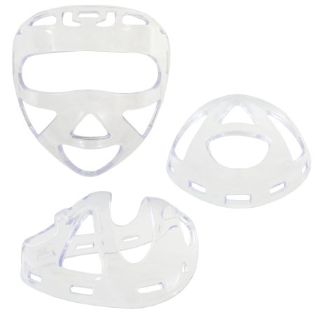 BELTOR PLASTIKOWA MASKA TRANSPARENTNA DO KASKU KARATE ROZMIAR M, L, XL