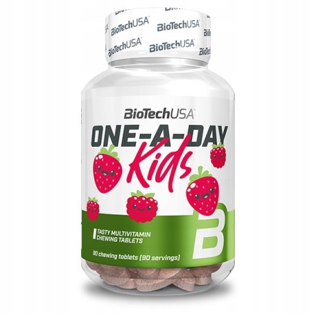 Biotech One a Day Kids 90 tab strawberry-raspberry flavoured