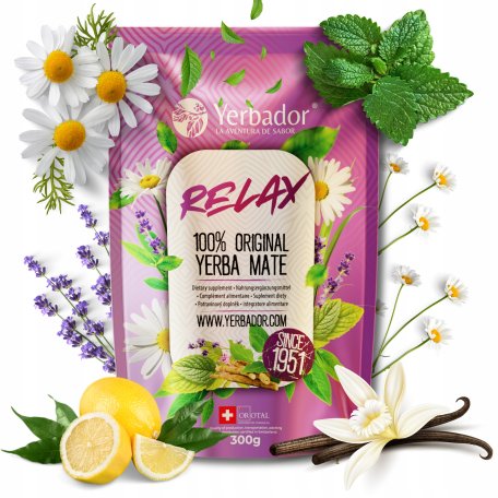 Yerba Mate Yerbador – RELAX 300g
