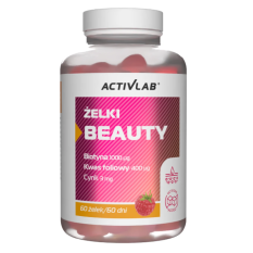 ACTIVLAB ŻELKI BEAUTY (SŁÓJ 60 ŻELEK) MALINA