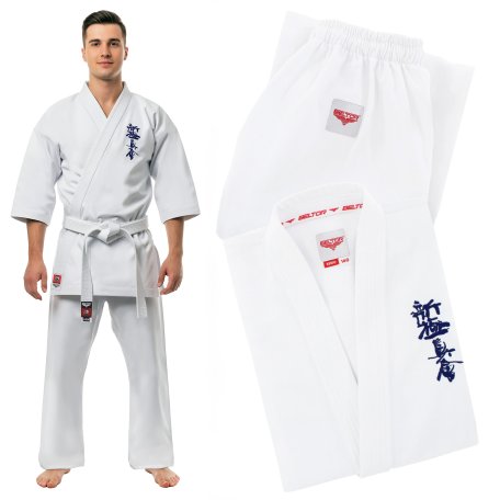 BELTOR KIMONO KARATE SHINKYOKUSHIN KARATEGA KEIKO Z HAFTEM POLSKIE