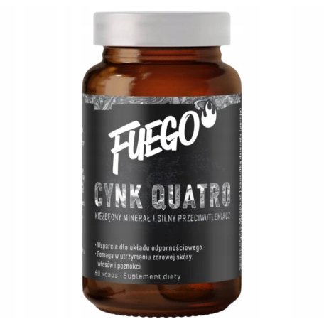 Fuego Cynk Quatro 15 mg 60 veg caps. / Cynk