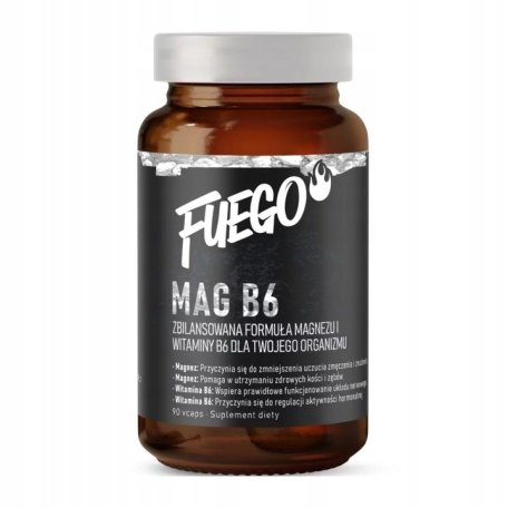 Fuego Mag B6 125 mg 90 veg caps. / Cytrynian Magnezu