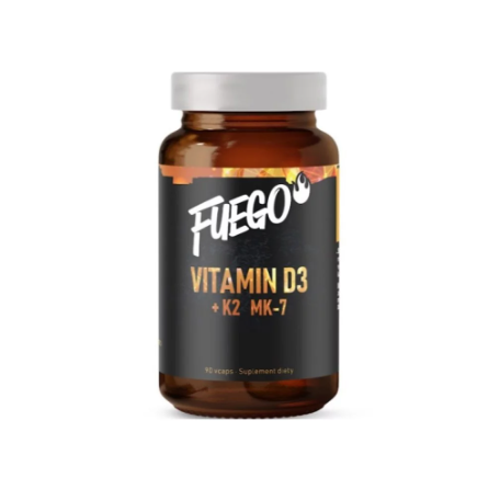 Fuego Vitamin D3 4000 iu (100mcg) + K2 MK7 (50mcg) 90 veg caps