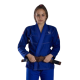 Ground Game Kimono/gi damskie do BJJ Sakura Niebieskie