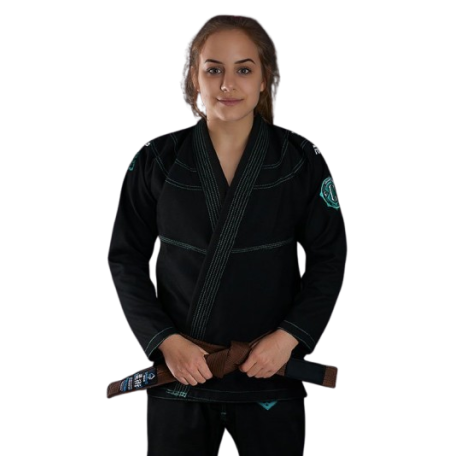 Ground Game Kimono/gi damskie do BJJ Champion 2.0 Mint Czarne